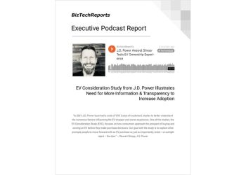 EV Consideration Study from J.D. Power Illustrates Need for More Information & Transparency to Increase Adoption
