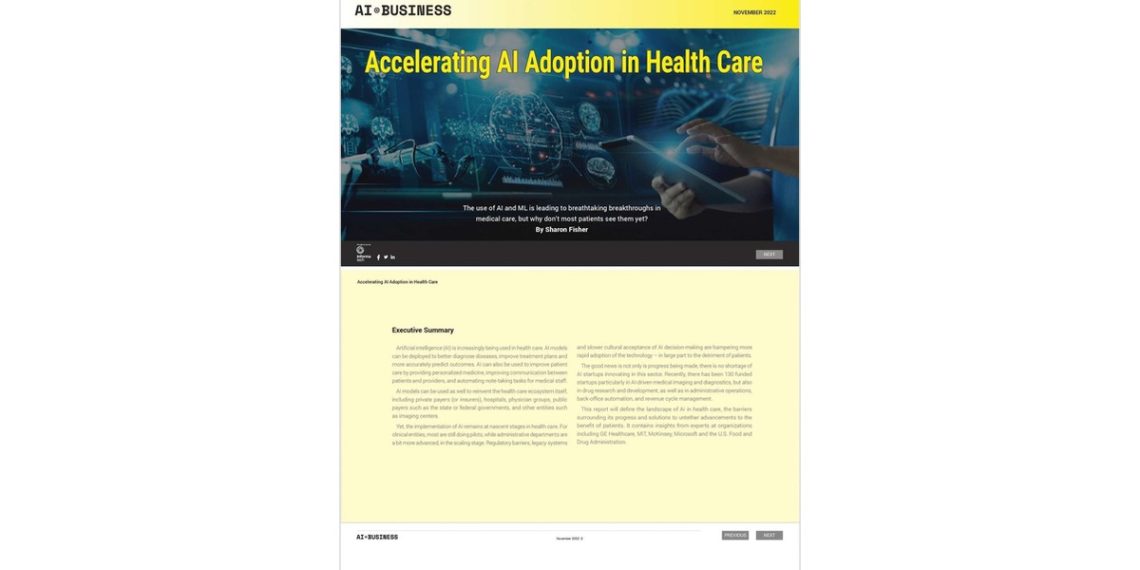 Accelerating AI Adoption in Health Care