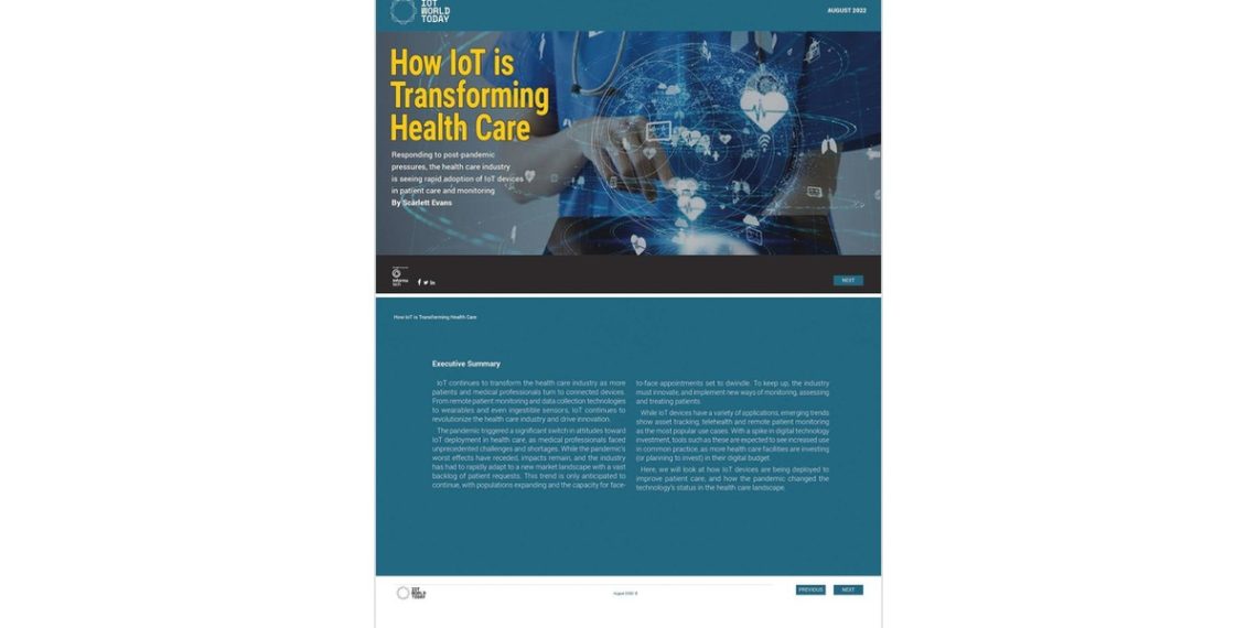 How IoT is Transforming Health Care