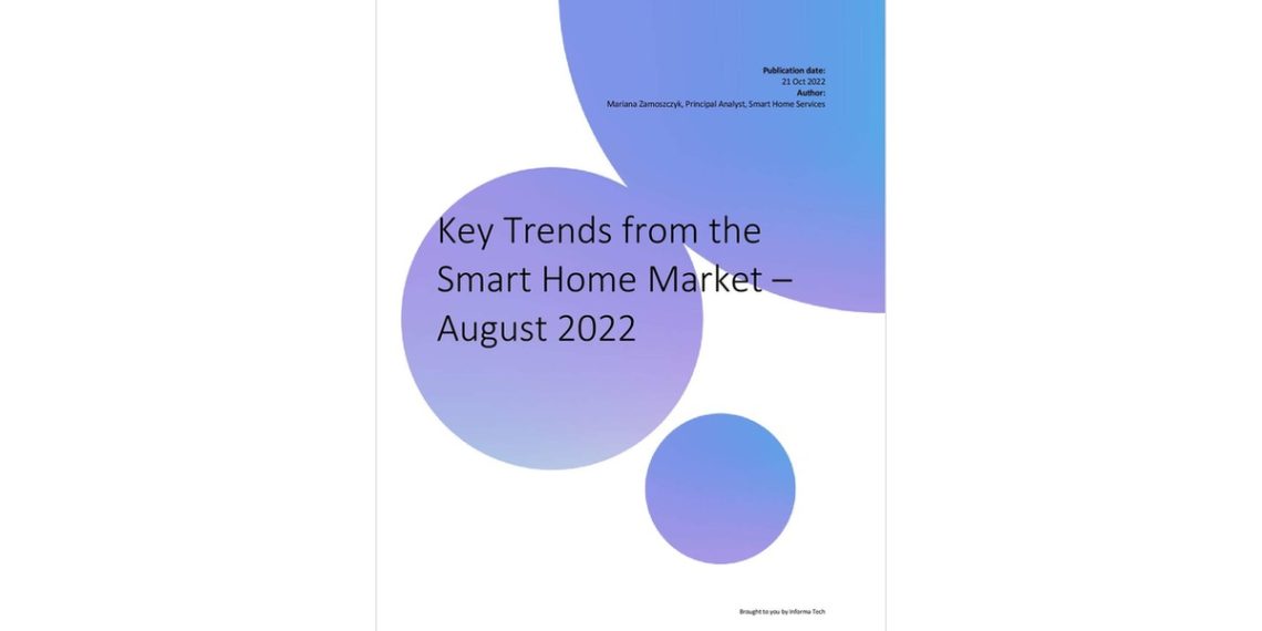 Key Trends from the Smart Home Market