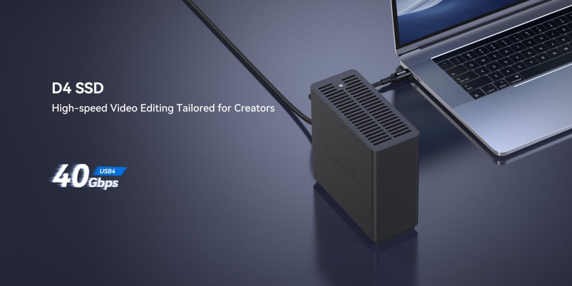 TerraMaster stellt D4 SSD vor: 40-Gbps-All-Flash-4-Bay-Speicherlösung für Medienkreative und zur Beschleunigung der NAS-Erweiterung