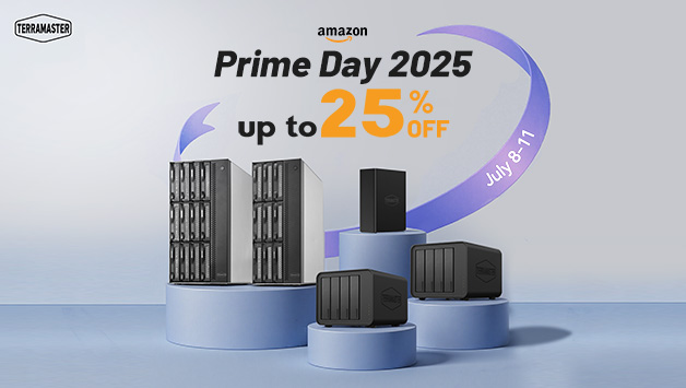 Amazon Prime Day 2025: TerraMaster Offers Up to 25% Off on Various Storage Solutions
